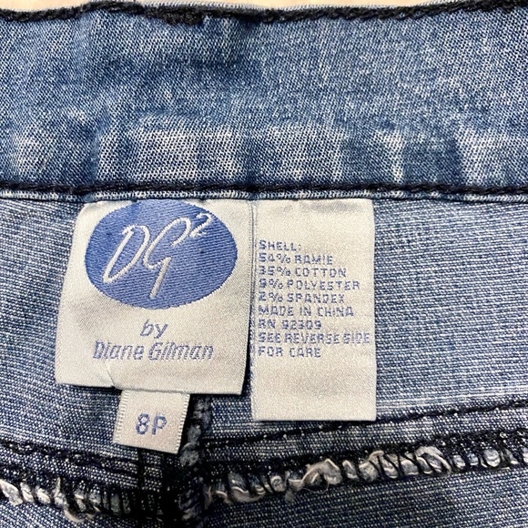 Diane Gilman Jeans, Bootcut, 8P, blue - Picture 2 of 4